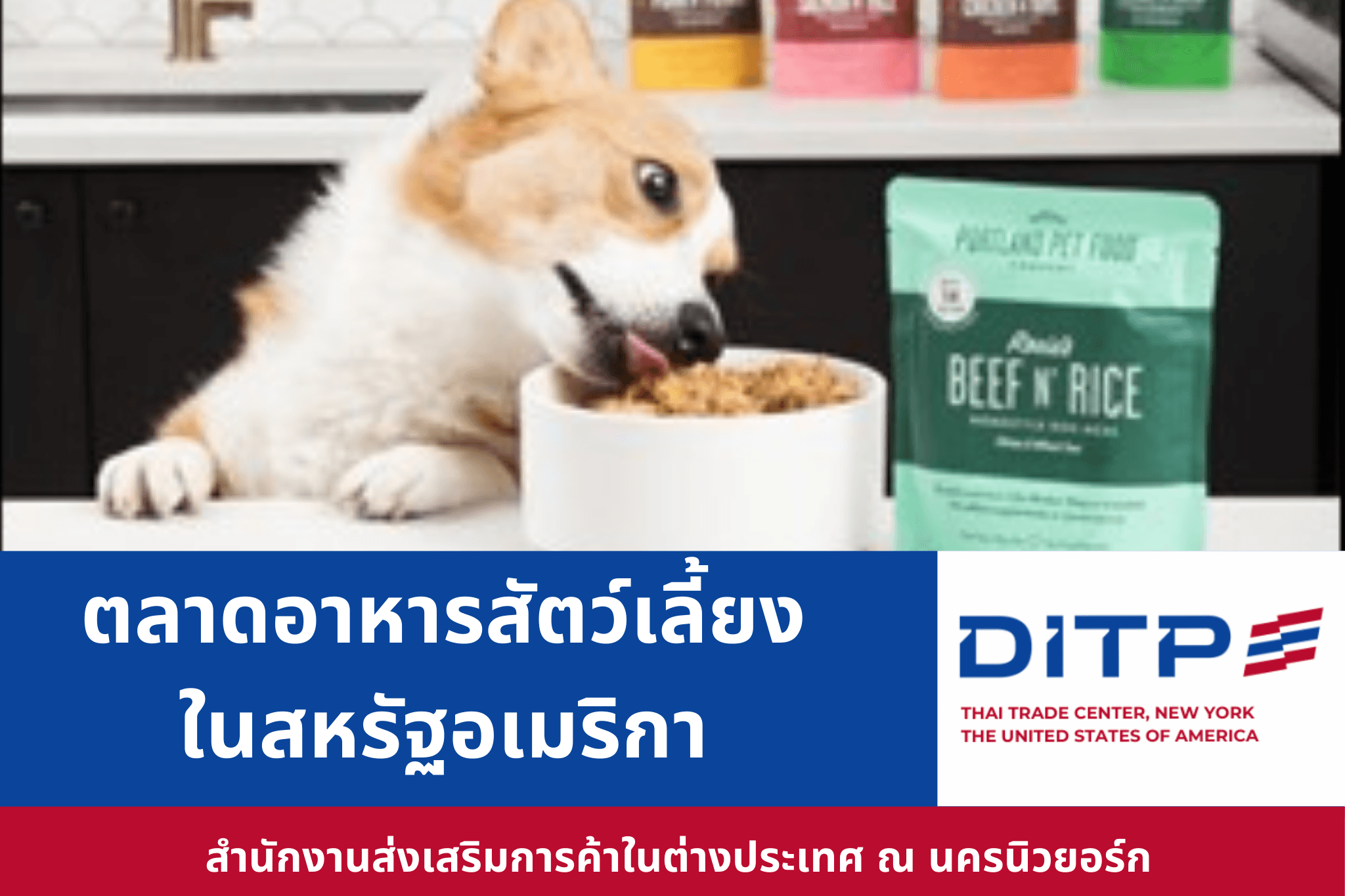 ตลาดอาหารสัตว์เลี้ยงในสหรัฐอเมริกา