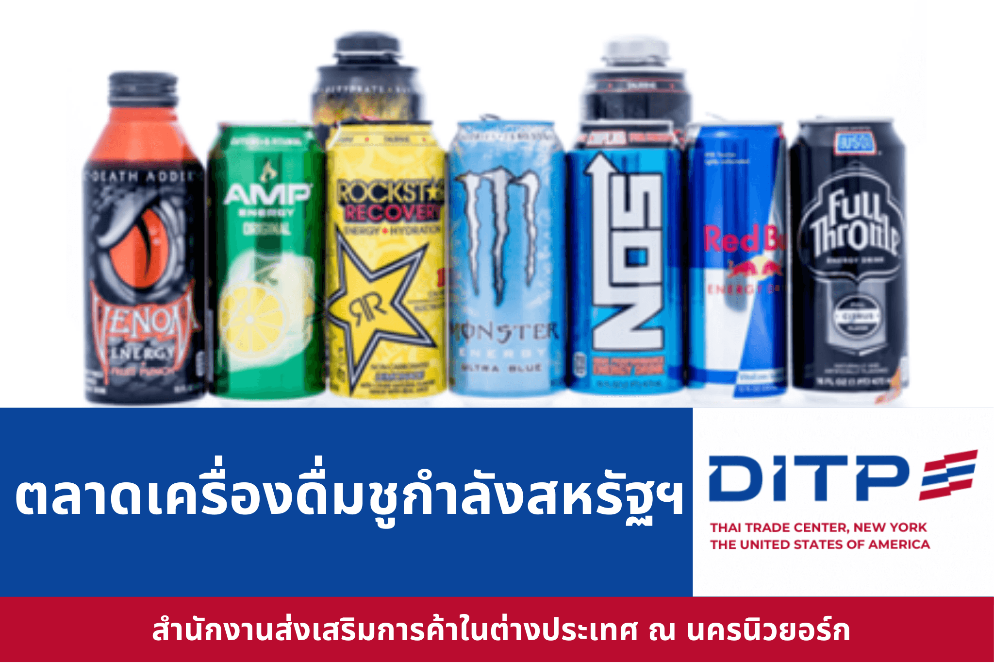 ตลาดเครื่องดื่มชูกำลังในสหรัฐฯ