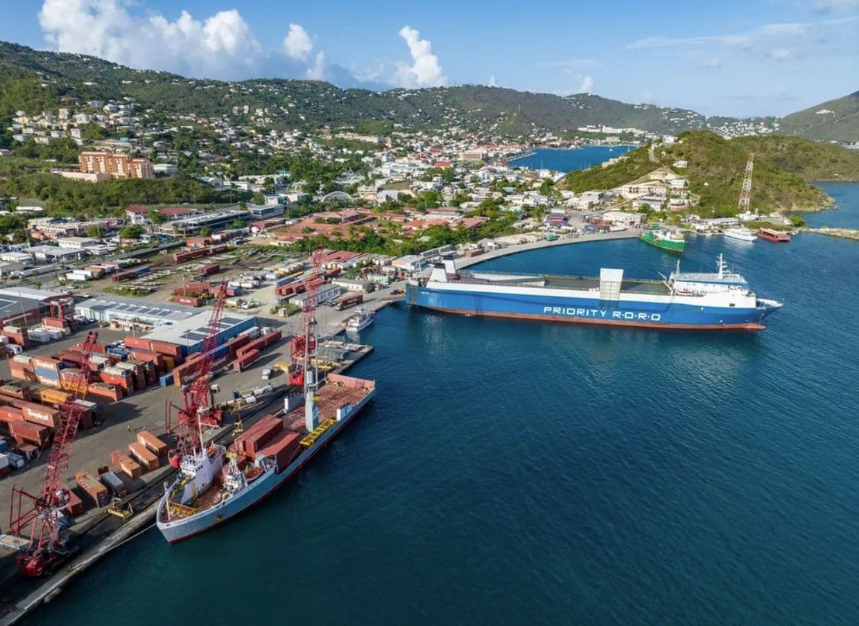 หมู่เกาะเวอร์จินของสหรัฐฯว่าที่ศูนย์กลางการขนส่งแห่งใหม่ในแคริบเบียน
