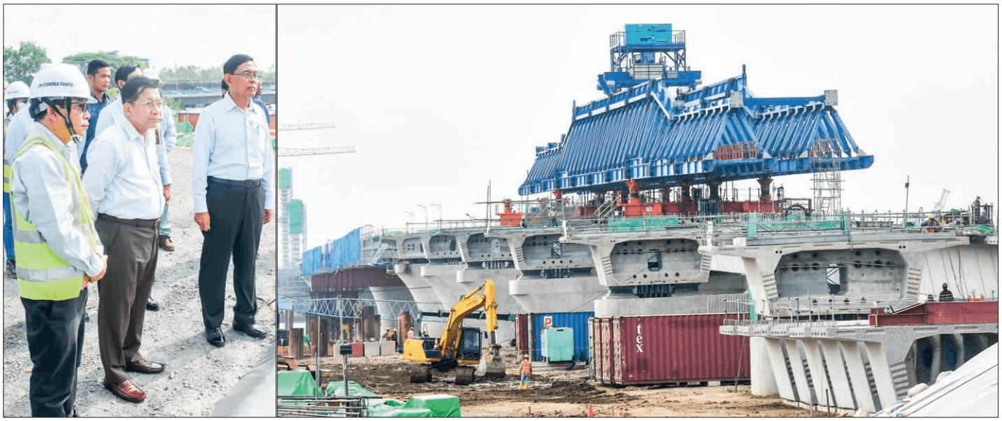 โครงการก่อสร้างสะพานข้ามแม่น้ำพะโค (สะพานทันลยินแห่งที่ 3)  และโครงการสะพานมิตรภาพเมียนมา-เกาหลี (สะพานดาล่า)