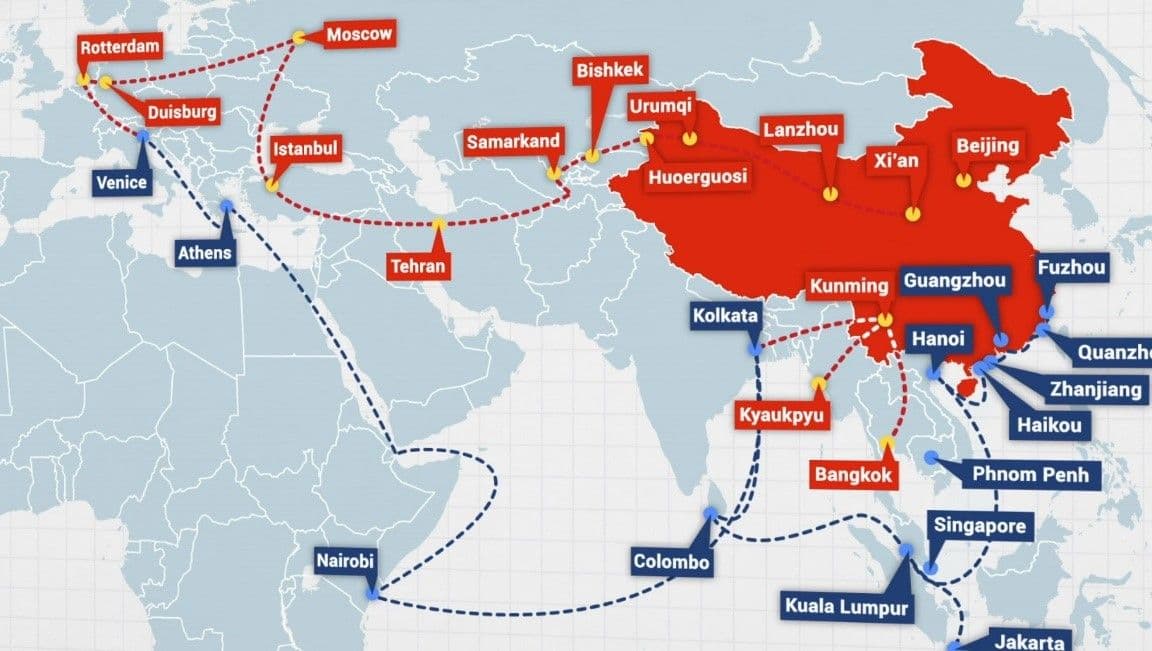 หนึ่งแถบหนึ่งเส้นทาง (BRI) กับการขนส่งสินค้าจากไทยมาจีน