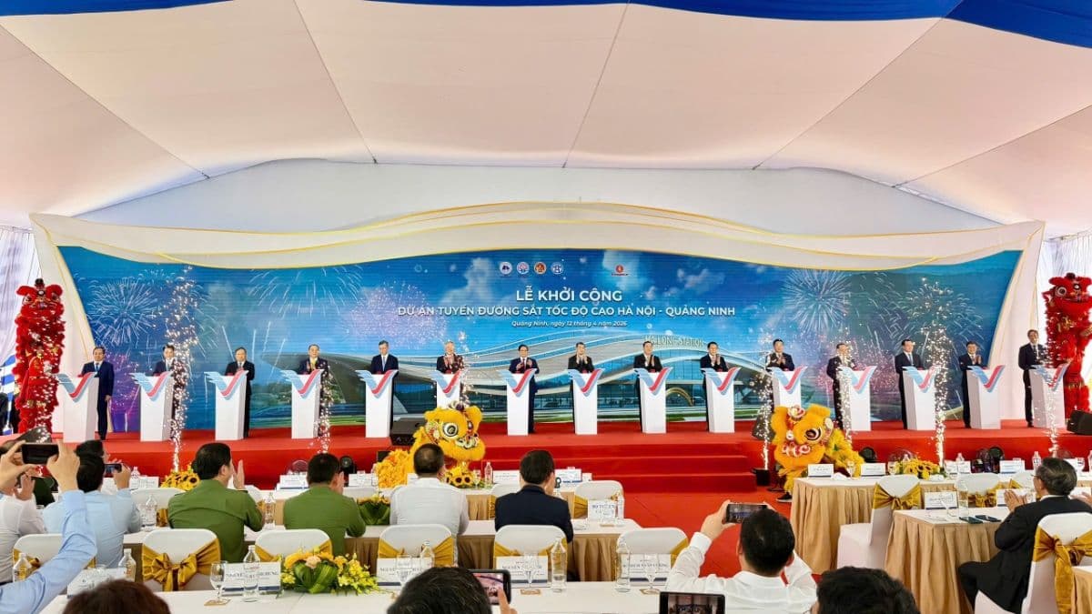 เวียดนามเปิดตัวโครงการรถไฟความเร็วสูงสายฮานอย - กว๋างนิญ มูลค่ากว่า 147,000 ล้านด่ง