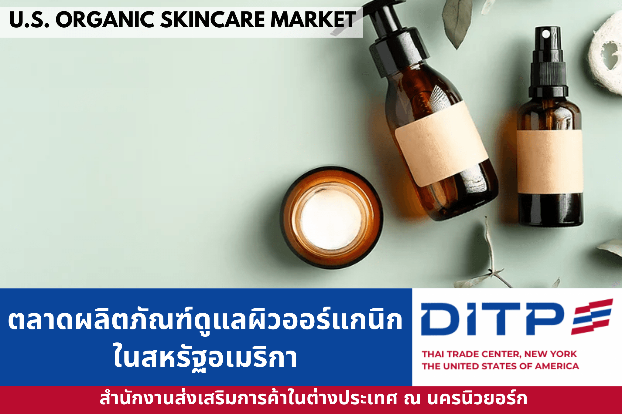 ตลาดผลิตภัณฑ์ดูแลผิวออร์แกนิกในสหรัฐฯ