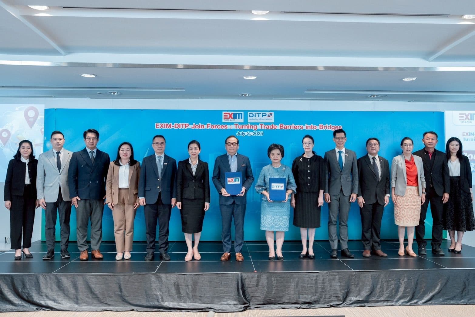 DITP–EXIM ผนึกกำลังความร่วมมือ

ต่อ MOU เปิดแพ็กเกจใหม่ หนุน SMEs Pro-active เสริมพลังส่งออกไทย