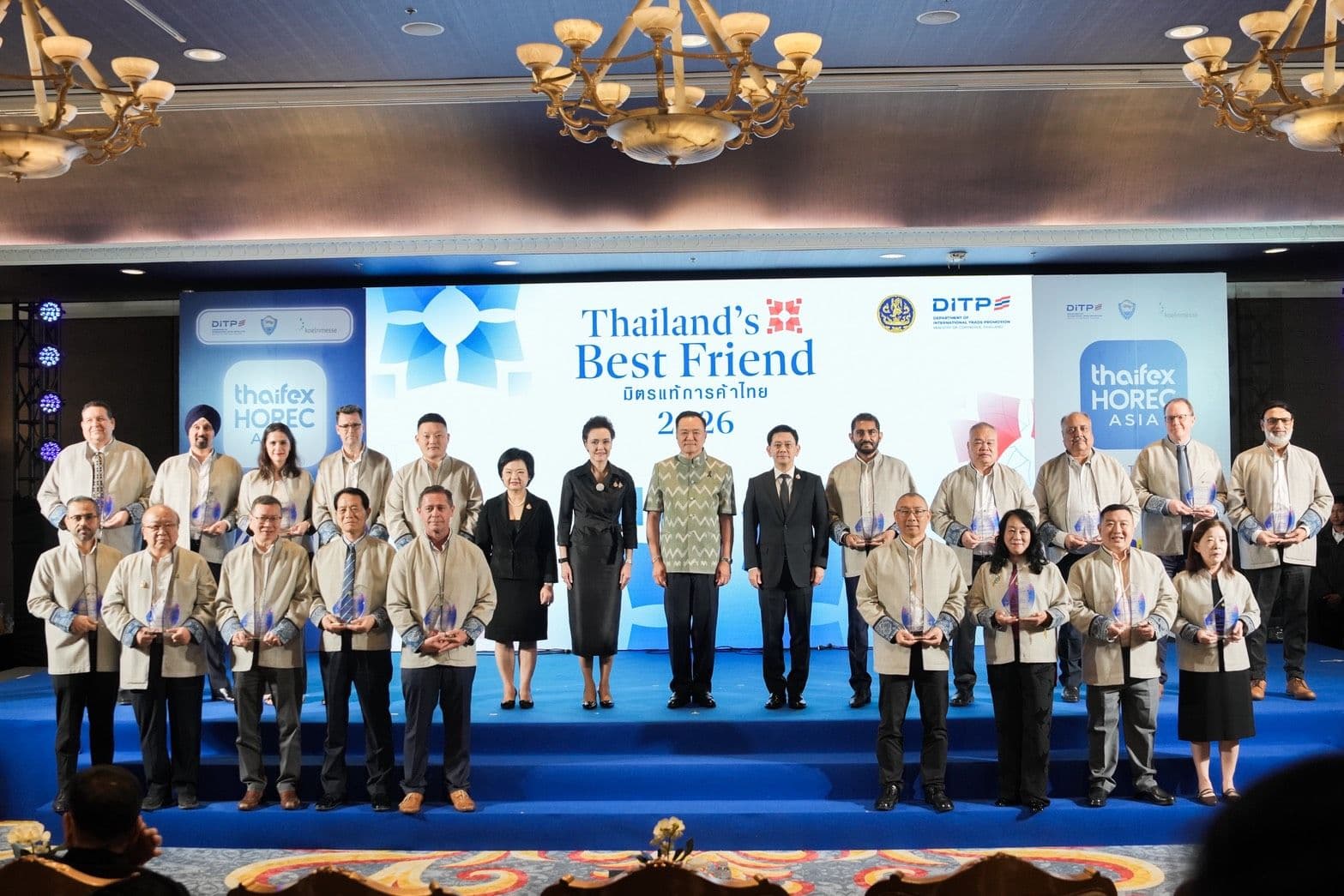 นายก “อนุทิน” เปิดงาน THAIFEX – HOREC ASIA 2026 หนุนไทยเป็นฮับ HoReCa เอเชีย  คาดเงินสะพัด 3.5 พันล้านบาท พร้อมขอบคุณผู้นำเข้ารายใหญ่จากทั่วโลก 20 ราย อุดหนุนสินค้าไทย