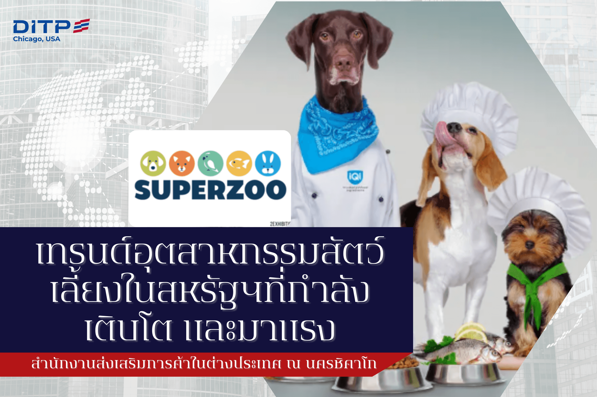 เทรนด์อุตสาหกรรมสัตว์เลี้ยงในสหรัฐฯ ที่กำลังเติบโต และมาแรง