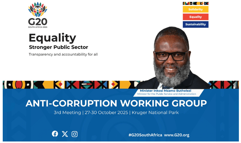 แอฟริกาใต้ ประธาน G20 ปี 2025 มุ่งเน้น ต่อต้านคอร์รัปชัน
