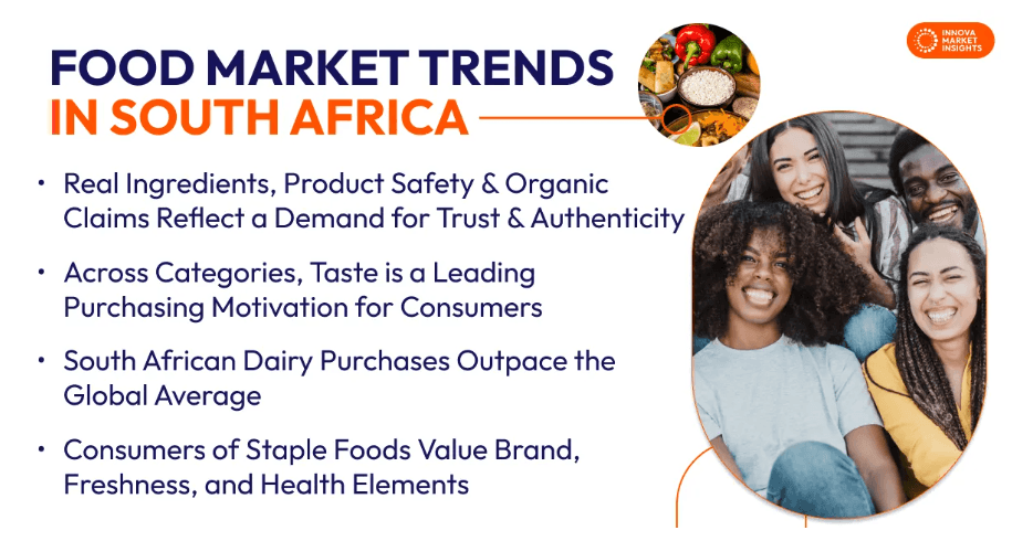 แนวโน้มด้านอาหารและเครื่องดื่มในประเทศแอฟริกาใต้ ปี 2569