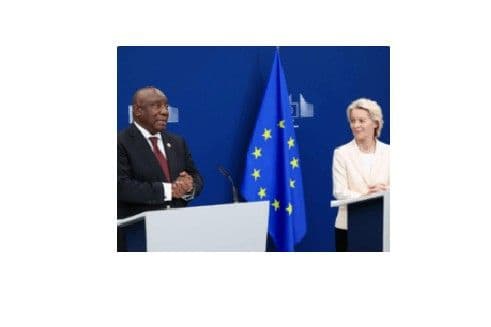 ประธานาธิบดีแอฟริกาใต้ ประกาศยินดีต่อการลงทุนจากสหภาพยุโรป มูลค่า 11.5 พันล้านยูโร 