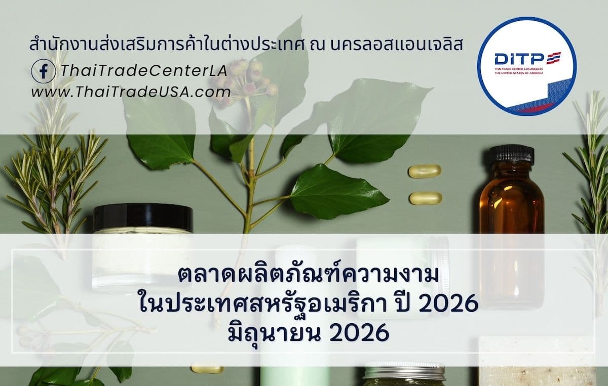 ตลาดผลิตภัณฑ์ความงามในประเทศสหรัฐอเมริกา ปี 2026