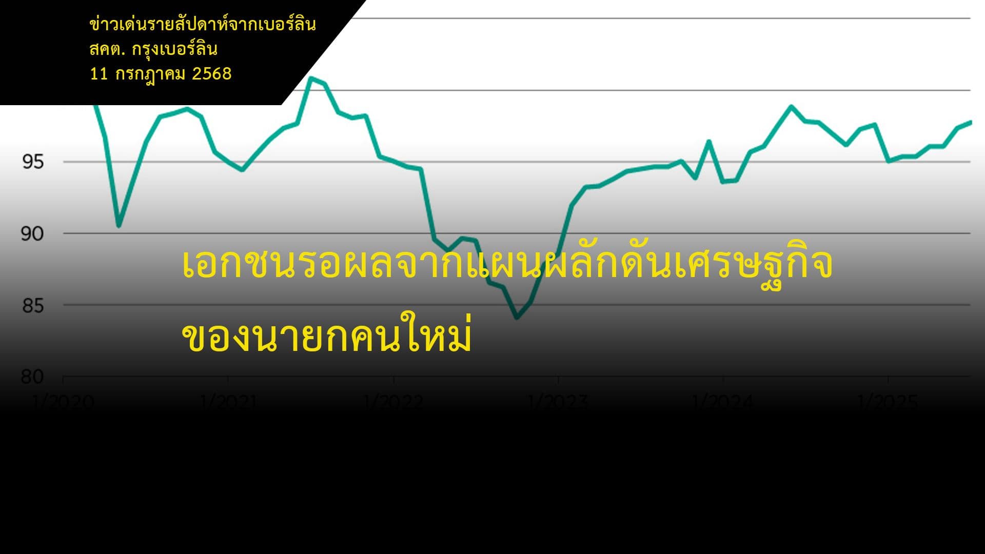 เอกชนรอผลจากแผนผลักดันเศรษฐกิจของนายกคนใหม่