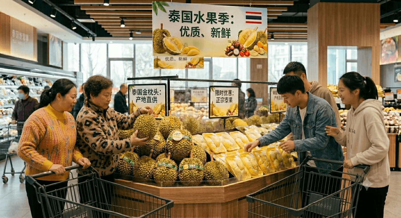 โอกาสทุเรียนไทยในจีนตะวันตก