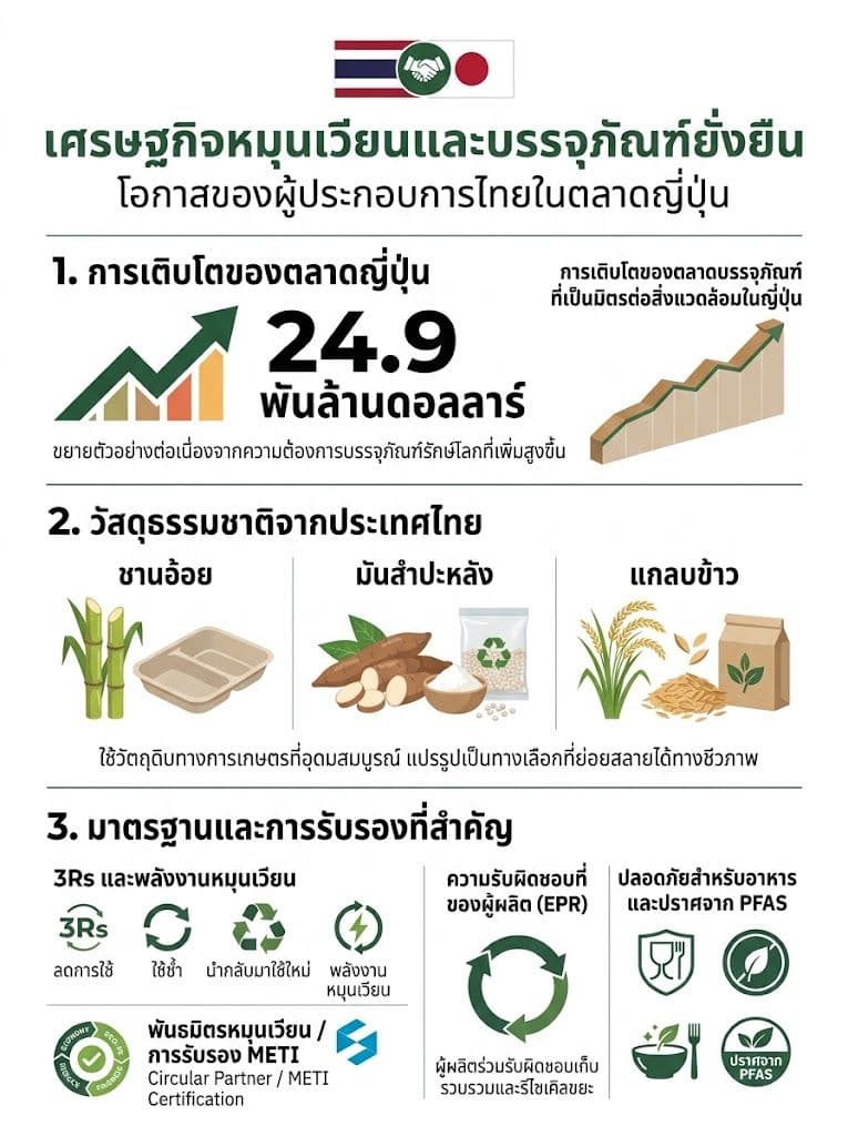 ญี่ปุ่นชูนโยบายผลักดันเศรษฐกิจหมุนเวียนเป็นกลไกสำคัญในการยกระดับขีดความสามารถ การแข่งขันของภาคอุตสาหกรรม 
