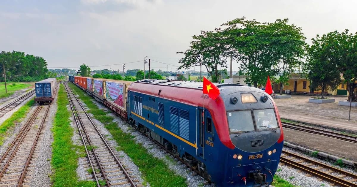 รถไฟจีน–เวียดนามโต 283% หนุนการค้าอาเซียนขยายตั