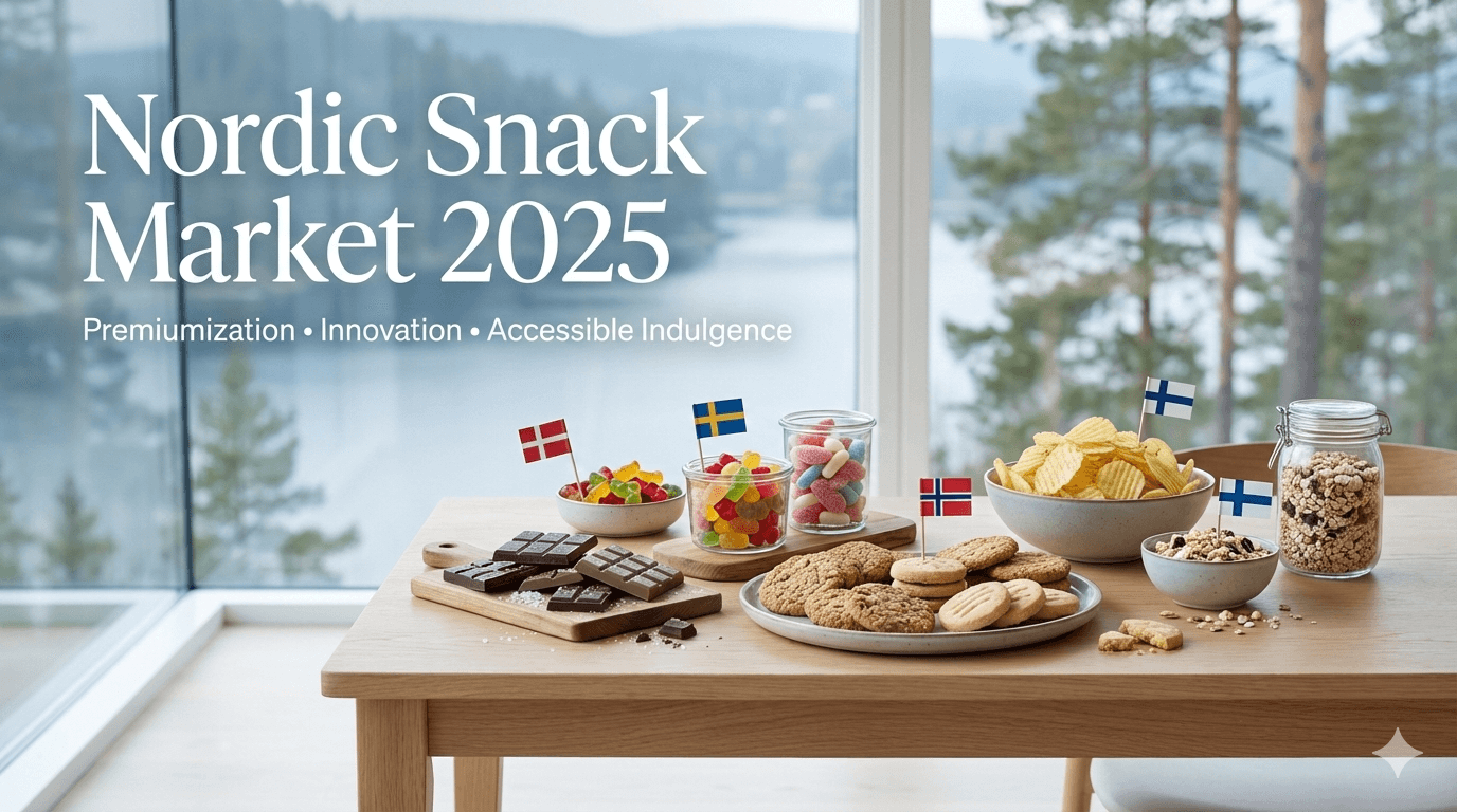 รายงานตลาดสินค้าขนมขบเคี้ยวในกลุ่มประเทศนอร์ดิก
