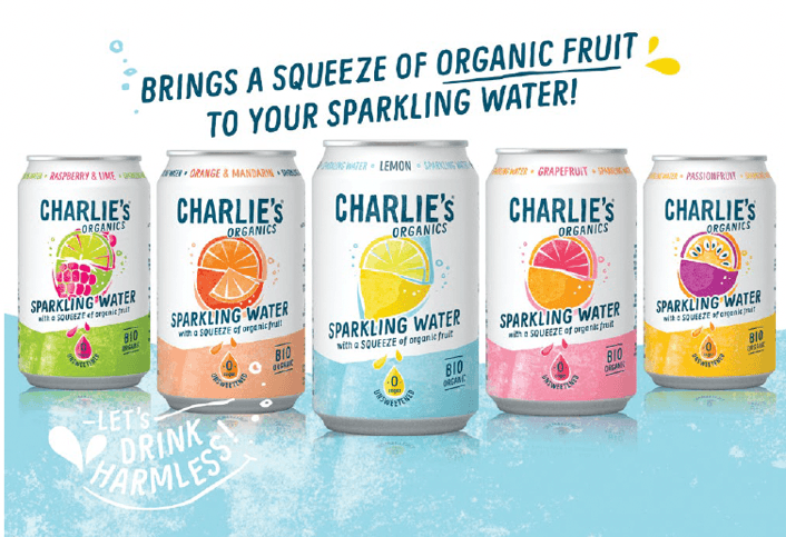 Charlie’s Organics พิชิตตลาดน้ำดื่ม Sparkling