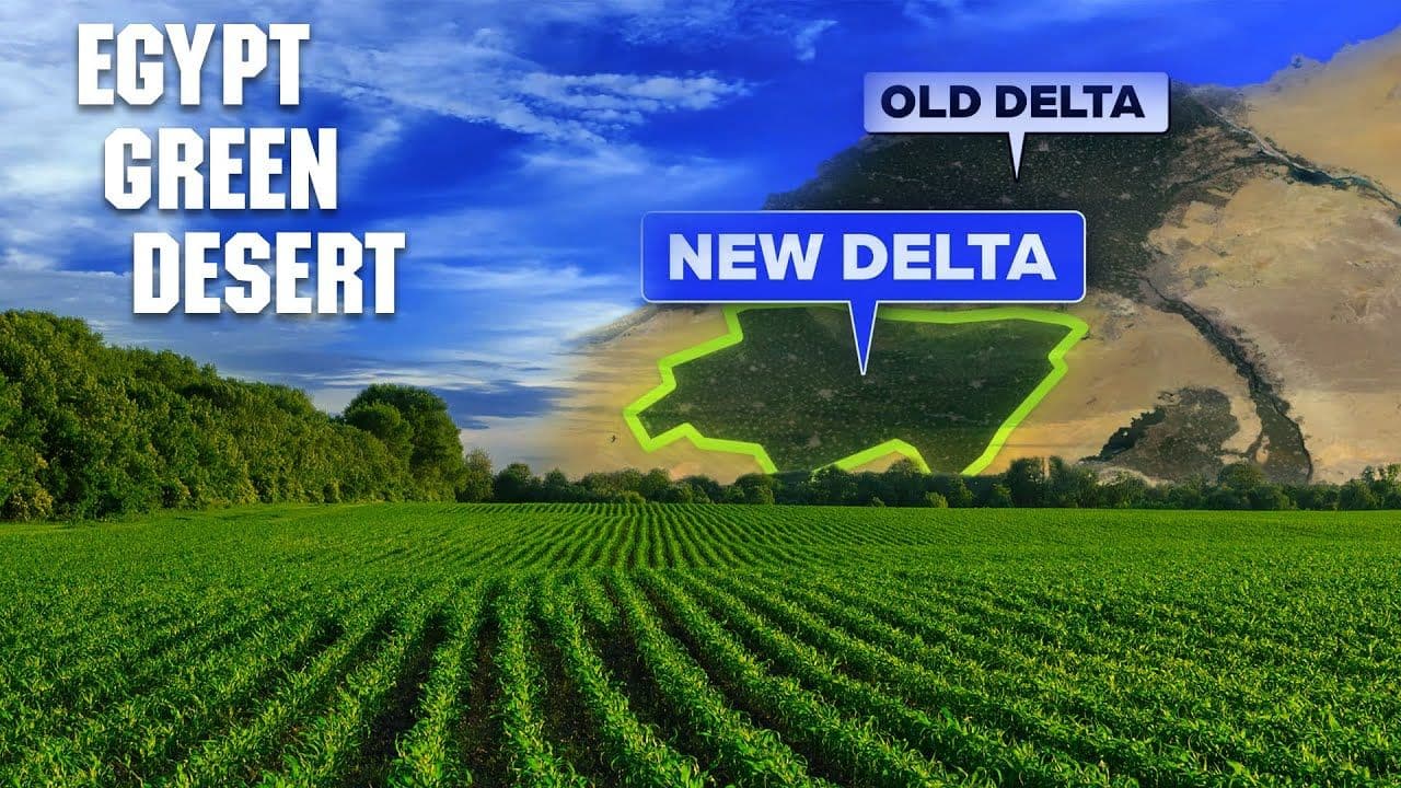 โครงการ New Delta ของอียิปต์: การพลิกฟื้นทะเลทรายสู่อนาคตแห่งความมั่นคงทางอาหาร