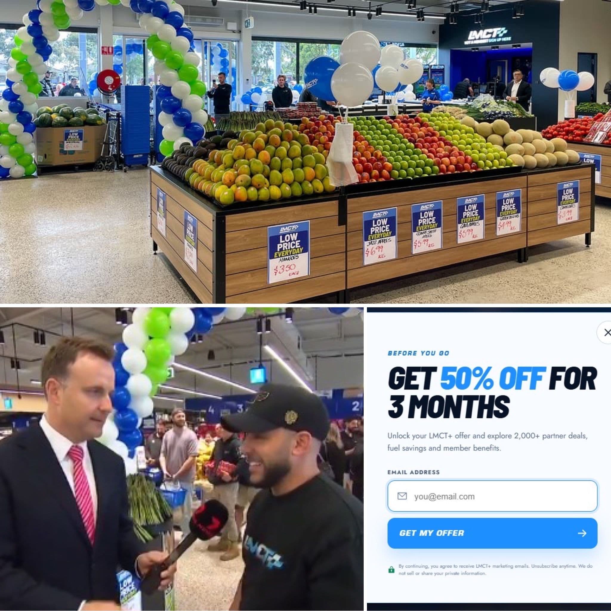 เปิดตัว LMCT+ ซูเปอร์มาร์เก็ตแห่งใหม่...ท้าชนยักษ์ใหญ่ Coles และ Woolworths