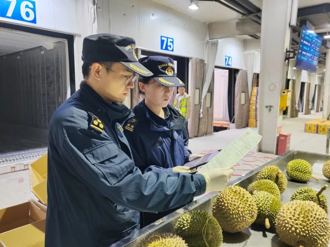 ทุเรียนสดของมาเลเซียเข้าตลาดจีนผ่านทางบกเป็นครั้งแรก