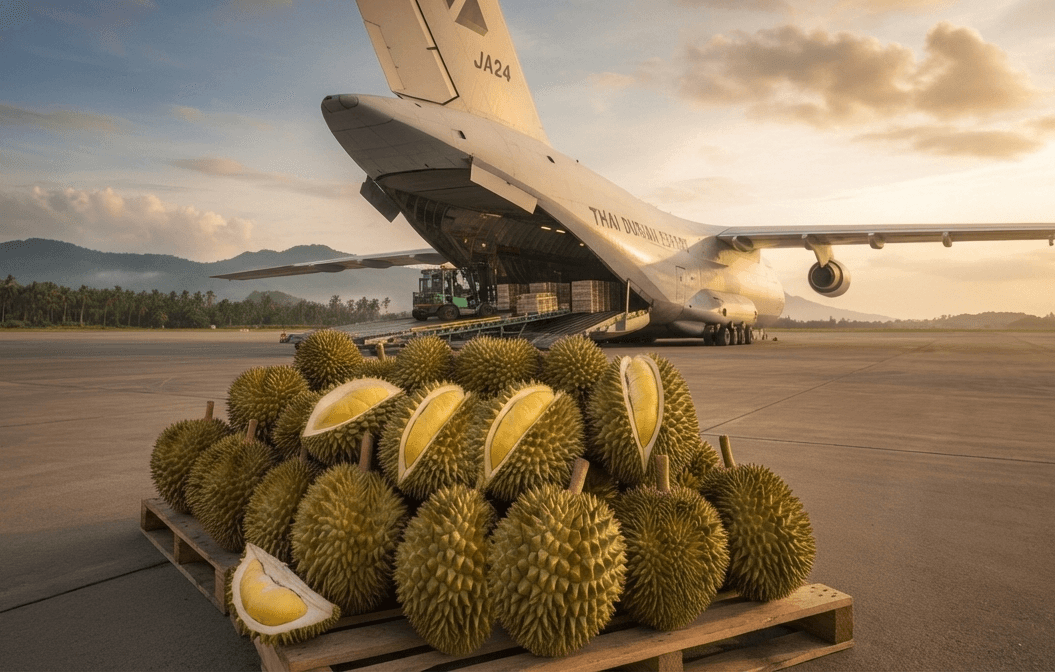 24 ชั่วโมงถึงจีน โอกาสใหม่ทุเรียนไทยผ่านเส้นทางบินตรงกรุงเทพ–ชิงต่าว