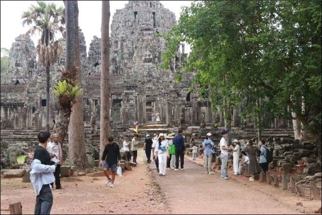 กัมพูชารับนักท่องเที่ยวต่างชาติกว่า 1 ล้านคน ในไตรมาสแรก ปี 2569