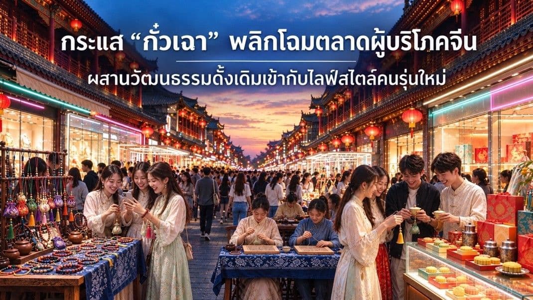 กระแส “กั๋วเฉา” ขับเคลื่อนแบรนด์จีน ชูวัฒนธรรมดั้งเดิม สร้างจุดขายใหม่