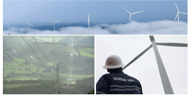 ฟาร์มกังหันลมที่ใหญ่ที่สุดในอาเซียนเริ่มดำเนินการเชิงพาณิชย์ ส่งออกพลังงานจาก สปป.ลาว